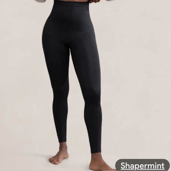 🎁SHAPERMINT  High Waisted Shaping Leggings - Black XL EMPETUA - Picture 1 of 8